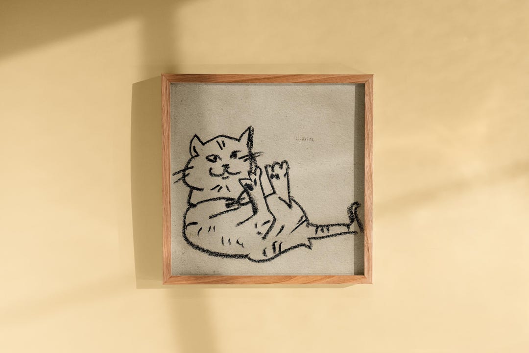 Custom Portrait: Badly Drawn Pet Portrait, Funny Dog & Cat Illustration ...