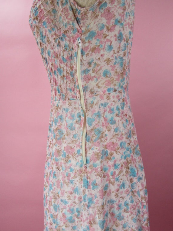 1940’s Cotton Floral House Dress Small/Medium - image 5