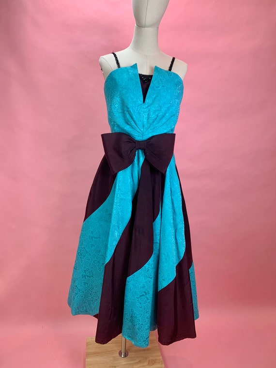 1980s does 1950's Party Dress - image 2
