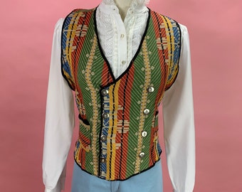 Antique Woven Vest