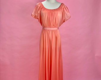 1960's Peignoir Glamour Goddess Nightgown