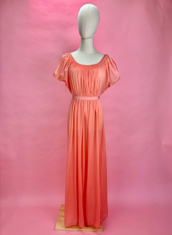 1960's Peignoir Glamour Goddess Nightgown