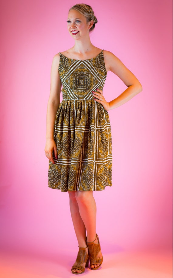 1950's Patchwork Sundress XS 50's Sundress