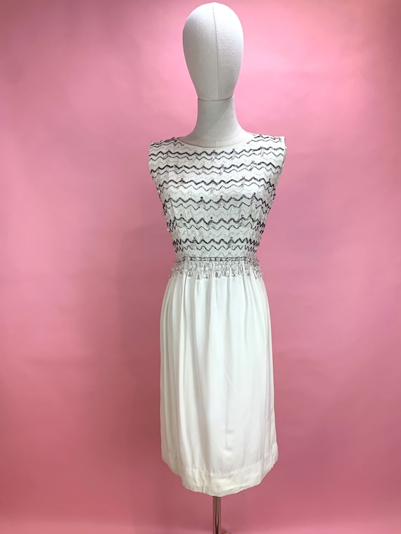 1960s Beaded Lime Maxi Dress main image 0