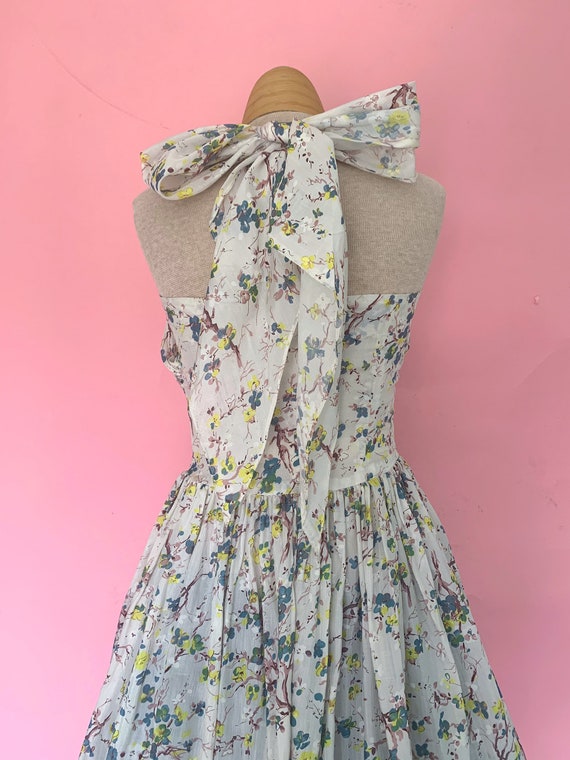 1950's Convertible Straps Full Skirt Garden Party… - image 2