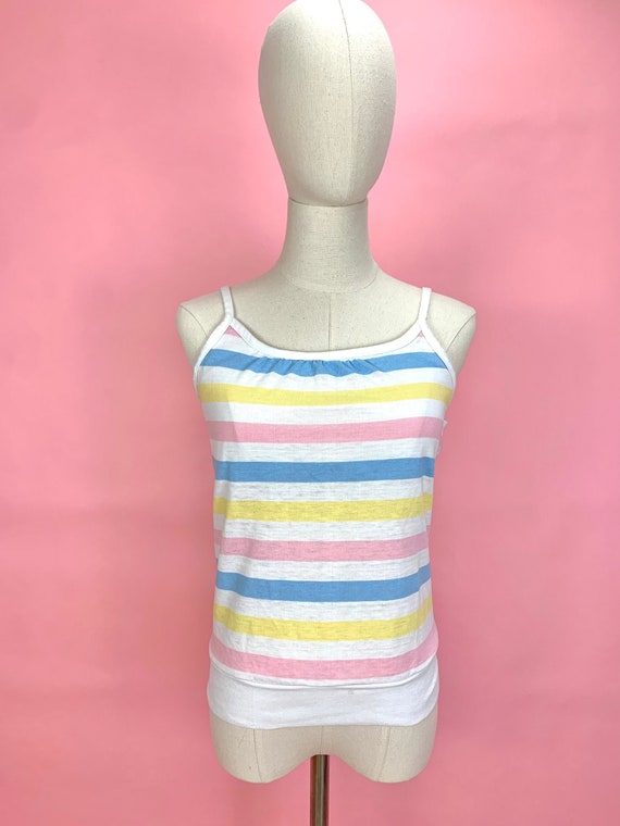 1980’s Striped Tank Top