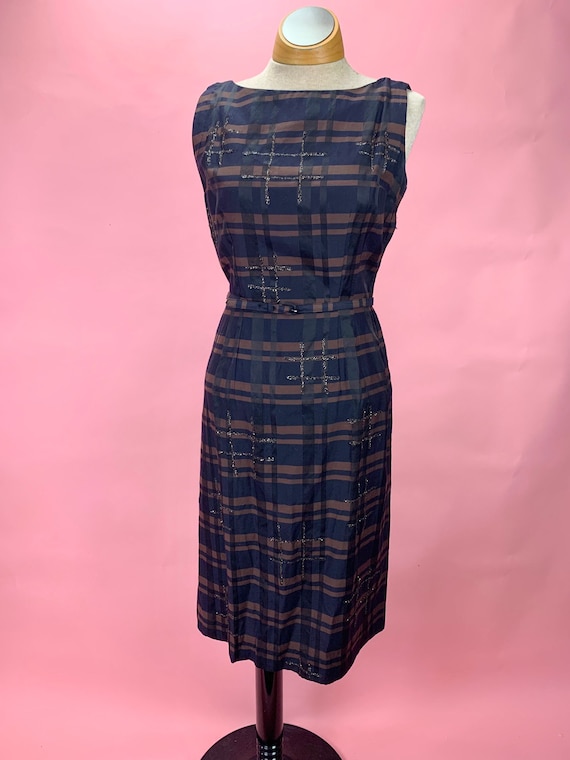Tartan wiggle dress cheap