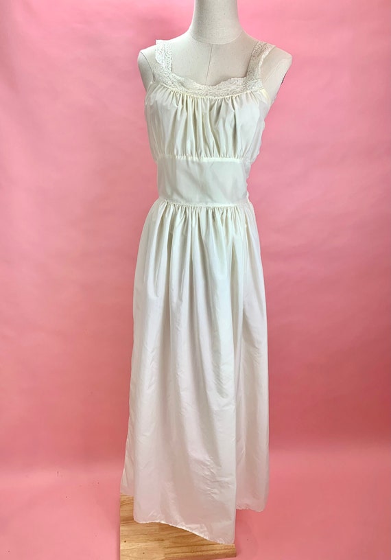 1940’s Nylon Slip Dress Full Length