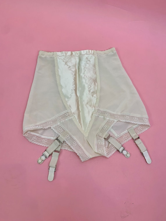 Vintage panty girdle white - Gem
