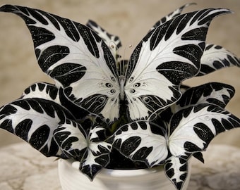 Black and White Butterfly Geranium Seeds Perennial Flower Seed