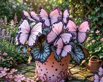 50 Heirloom Pink Butterfly Coleus Seeds – Rare Vibrant Foliage – Ornamental Garden Plant
