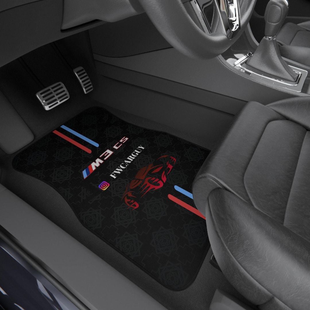BMW Logo Car Mats Set of 4 | Custom Fit Floor Liners - Etsy