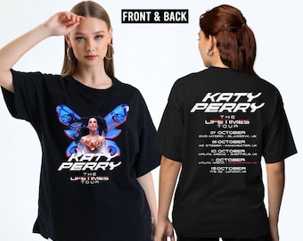 Katy Perry 2025 the Lifetimes Tour, Katy Perry Tee, Crop Top, Katy