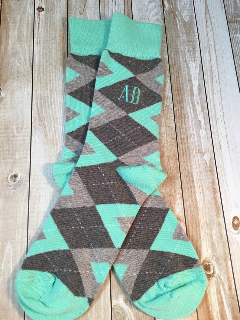 Groom Socks Mint Green Groomsmen Socks Mens Dress Socks Etsy