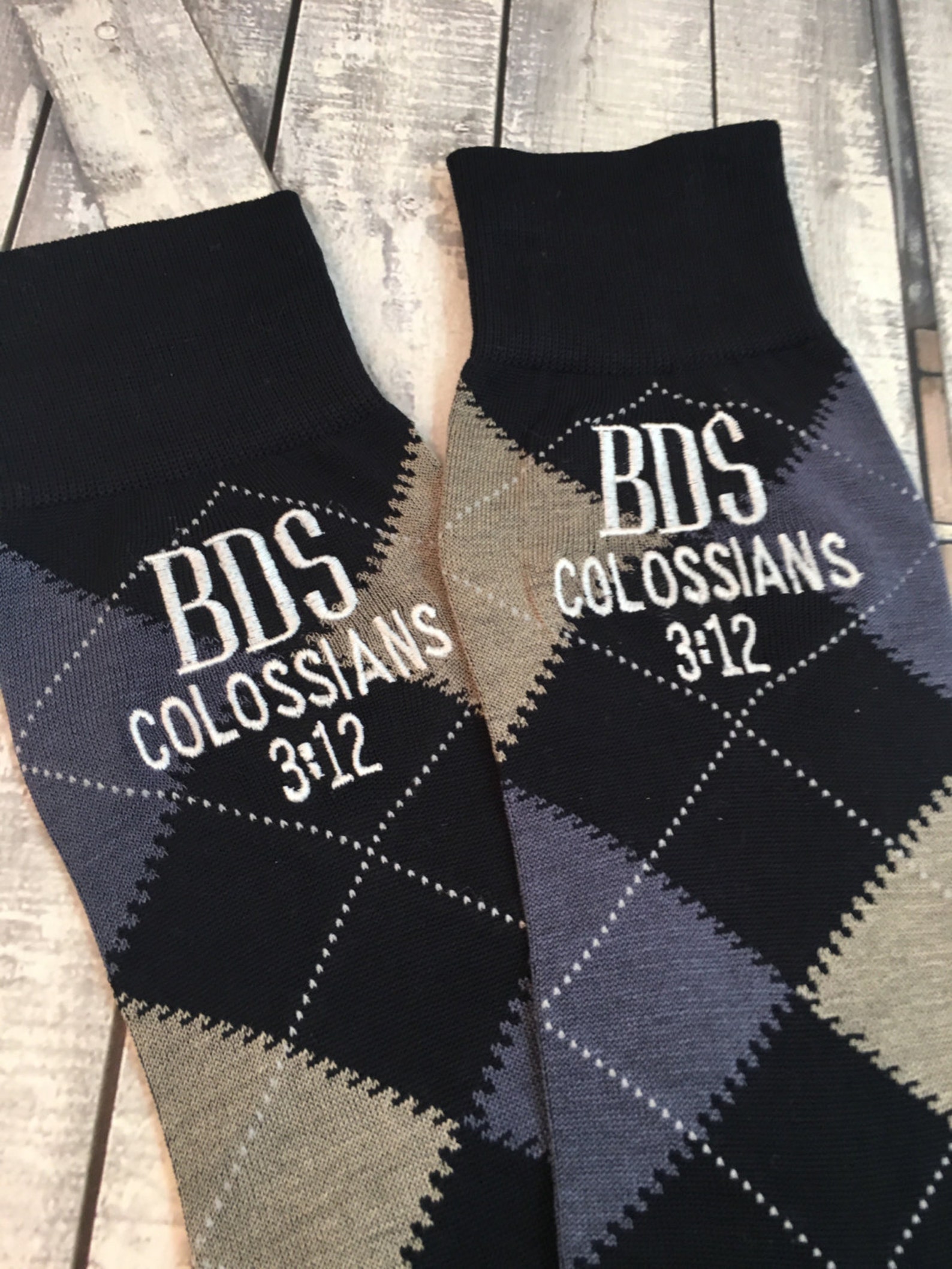 Mens Socks Bible Verse Christian Gift Minister Gift Etsy
