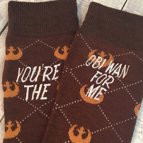 Star Wars Rebel Socks - Mens Socks - Star Wars Gift - Man Gift - Funny Socks - Secret Santa Gift - Groom Socks - Mens Christmas Gift