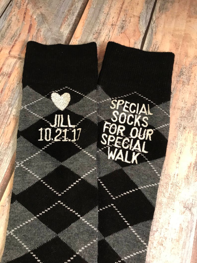 Father of the Bride socks Wedding Gift Father of the Bride Gift Father of the Bride gift Dad Gift special walk Mens Dress Socks