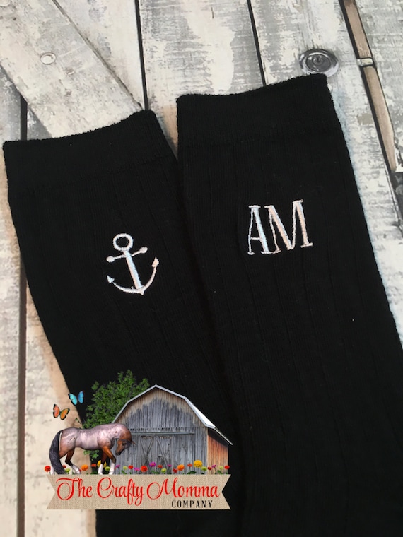 First Holy Communion Text Small Boys 9-12 Black Socks PERSONALISE WITH NAME