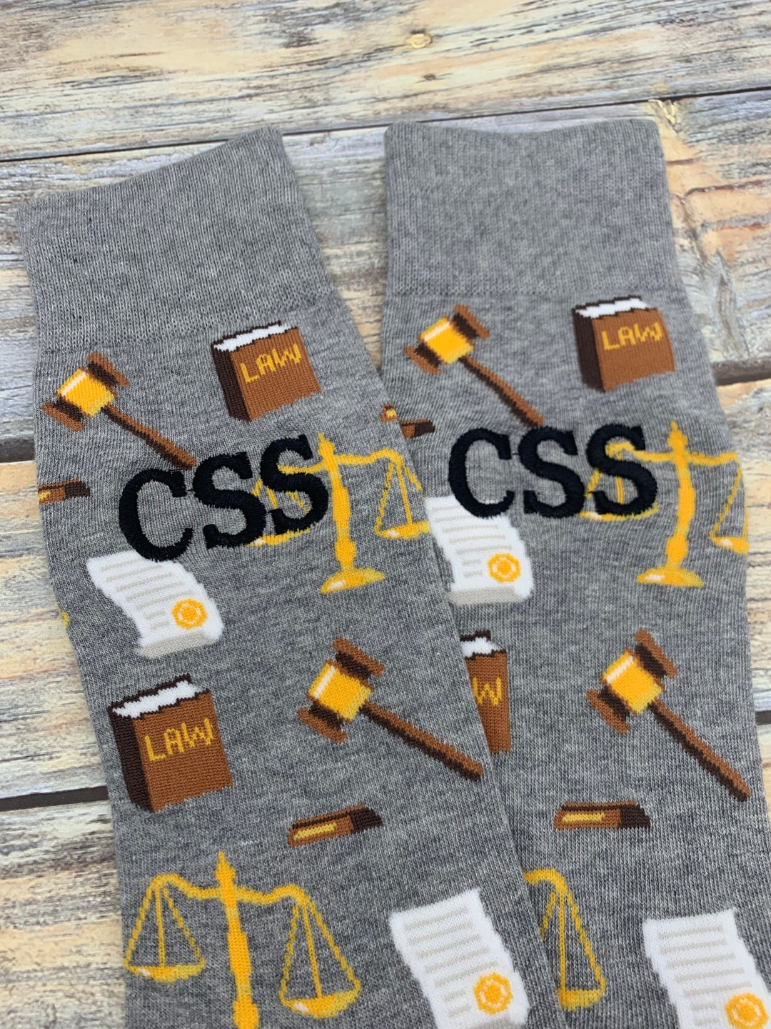 Lawyer Socks Mens Monogram Socks Law School Graduation Etsy