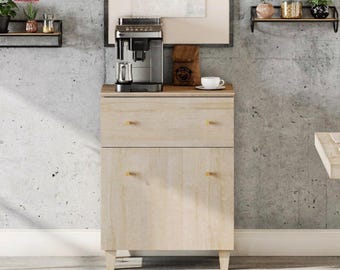 Modern Accent Storage Cabinet With Drawer and Door