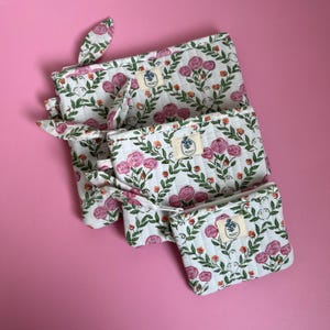 Set of 3 flat pouches