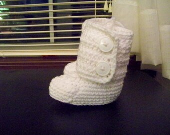 Crocheted Baby Uggs Type Boots