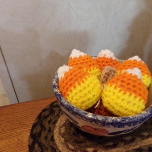 Mini Candy Corn, Fall Decor, Tiered Tray Fall Decor, Candy Corn Bowl Fillers, Farmhouse Decor, Country Fall Decor image 3