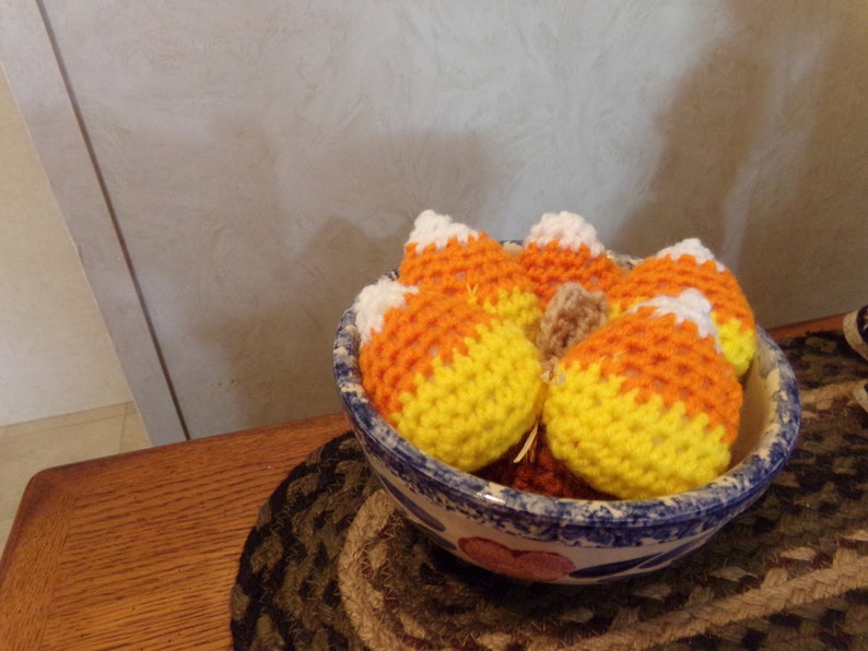 Mini Candy Corn, Fall Decor, Tiered Tray Fall Decor, Candy Corn Bowl Fillers, Farmhouse Decor, Country Fall Decor image 3