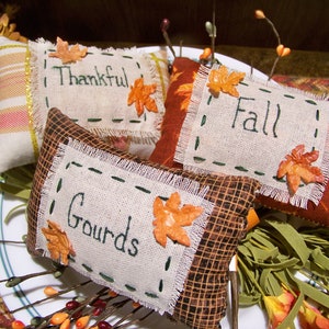 Fall Pillow Bowl Filler