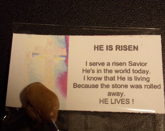 Easter Gift, Easter Rememberance, Christian Gift, Christian message, Easter Message, He is Risen