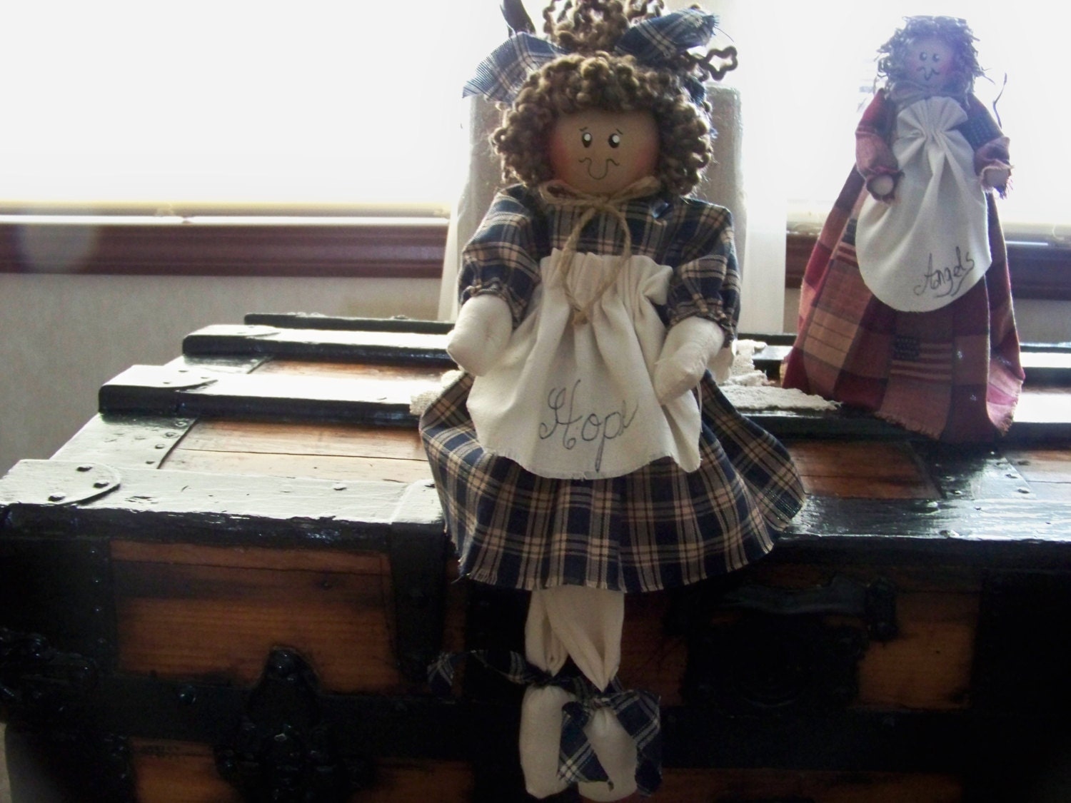 Inspirational Country Doll, Inspirational Shelf Sitter Doll, Farmhouse Decor, Rustic Decor, Personalized Doll, Farmhouse Doll