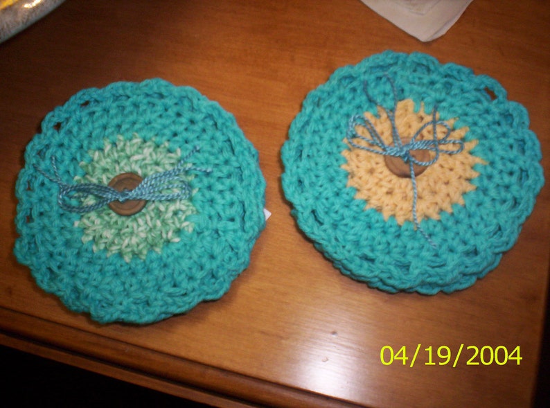 Crocheted Coasters image 1