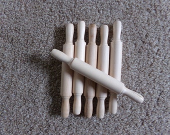 7"  mini rolling pins, craft supplies, Mini Rolling Pins