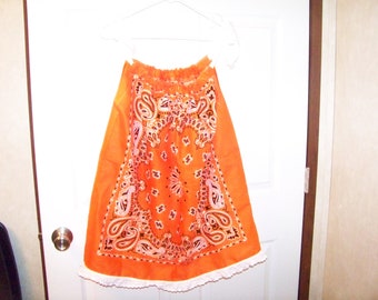 Bandana Dress.  Size10-12