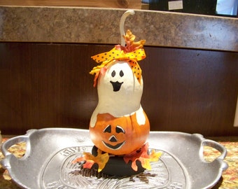 Pumpkin and Ghost Gourd, Fall Pumpkin abd Ghost Gourd, Halloween Pumpkin and Ghost Gourd,