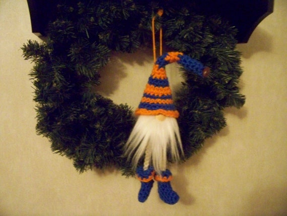 Denver Broncos Faux Fur Ball Ornament
