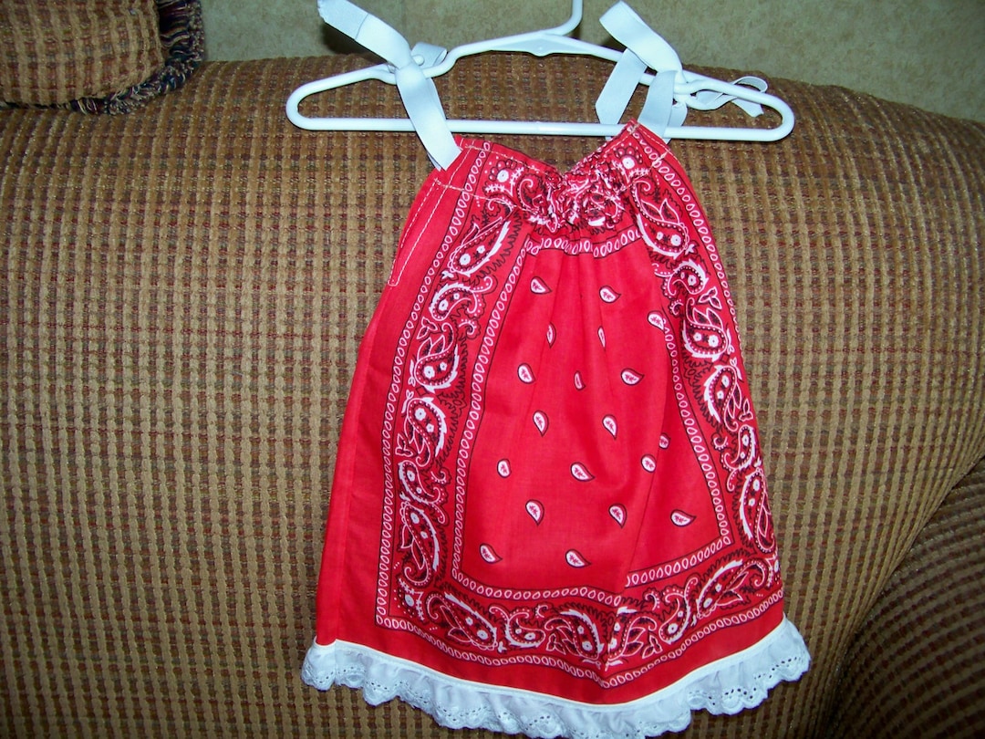 Bandana Dress 6-12 Months - Etsy