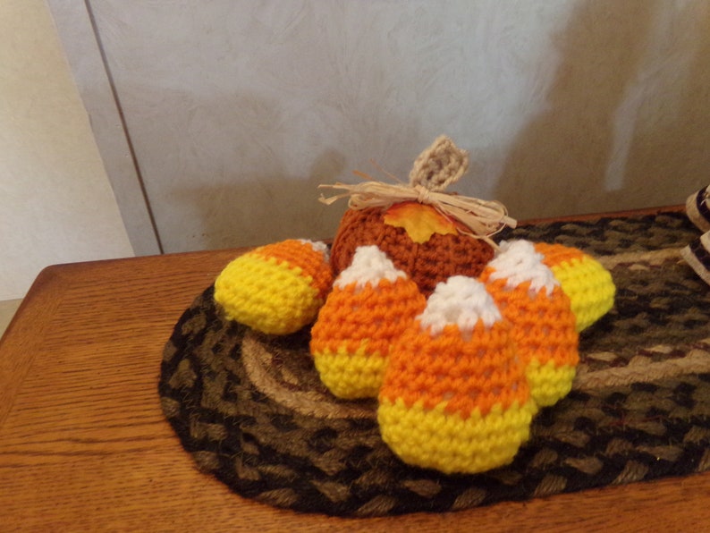 Mini Candy Corn, Fall Decor, Tiered Tray Fall Decor, Candy Corn Bowl Fillers, Farmhouse Decor, Country Fall Decor image 5