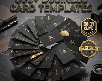 600+ Business Card Templates Pro Edition | Creative Agency, Lawyer, Realtor (PSD, AI, EPS)