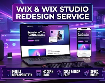 Wix Studio en Wix websiteontwerp- en herontwerpservice | Moderne, responsieve, op maat gemaakte zakelijke websites met drag-and-drop functionaliteit en snelheidsoptimalisatie