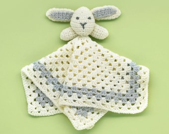 Amigurumi Snuggle Bunny Crochet Handcrafted Item Pattern PDF | Cute DIY Plush Animal Toy Tutorial | Nursery Decor Download