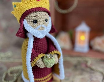 Amigurumi Wise Men Crochet Pattern | DIY Plush Toy Tutorial (PDF Download)