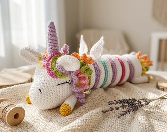 Crochet Unicorn Stacking Toy Pattern | DIY Amigurumi Plush (PDF Download)