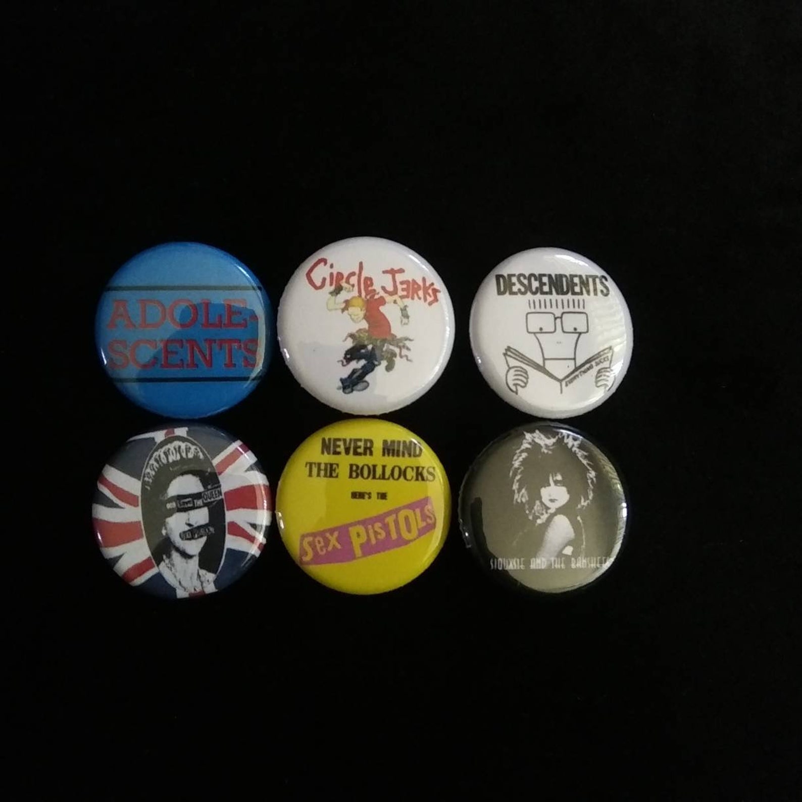 Punk Pins Sex Pistols 1 Pin Set Etsy
