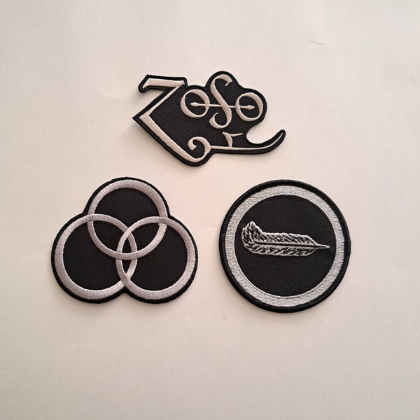 Led Zeppelin embroidered patches 2010s