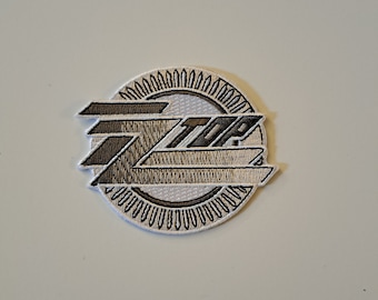 ZZ Top embroidered iron on patches deadstock