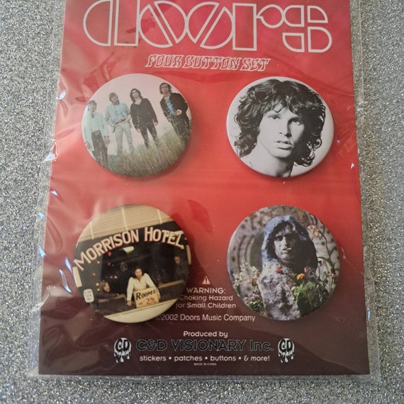 Vintage Doors, Beatles Pin Set 1.5 buttons deadst… - image 2