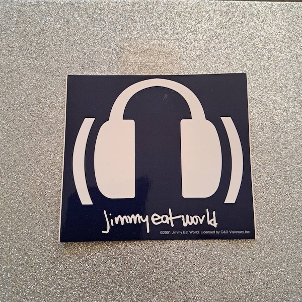 Vintage Jimmy Eat World sticker 2001