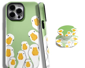 Silly Goose Case Funny Animal Lover Gift Case with iPhone 17, 16, 15, 14, 13, 12, 11, Pro Max and Samsung Galaxy S25, S24, S23, S22, S21