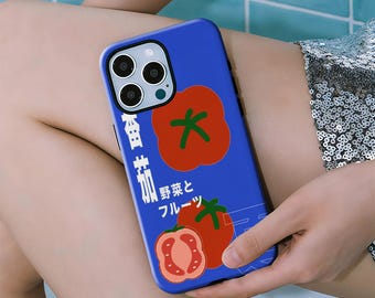 Red Tomato Phone Case Funny Tomatoes Vegetable picnic cover for iPhone 17 16 15 14 13 12 11 Plus Pro Max Samsung S25 S24 S23 S22 Ultra